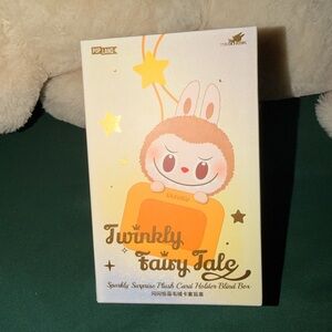 Labubu Twinkly Fairy Tale Plush Card Holder Blind Box - Milky White